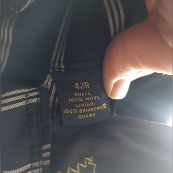 Brooks Brothers 1818 Regent Classic Blazer Jacket Wool Navy Blue 42R Preppy - Picture 6 of 11